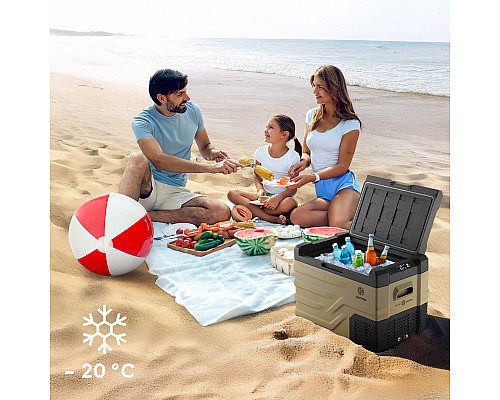 Дорожній холодильник Peme Quest Storm Sand 40, 35,3 л коричневий