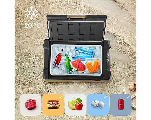 Дорожній холодильник Peme Quest Storm Sand 40, 35,3 л коричневий