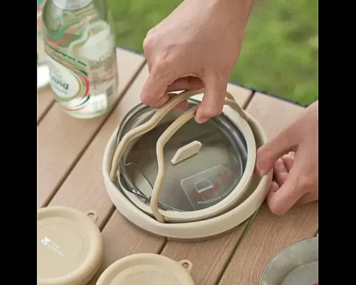 Чайник складаний Mobi Garden NX23666015 1 л, бежевий