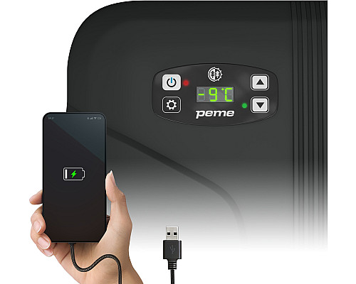Дорожній холодильник Peme Essential 27, 23 л чорний