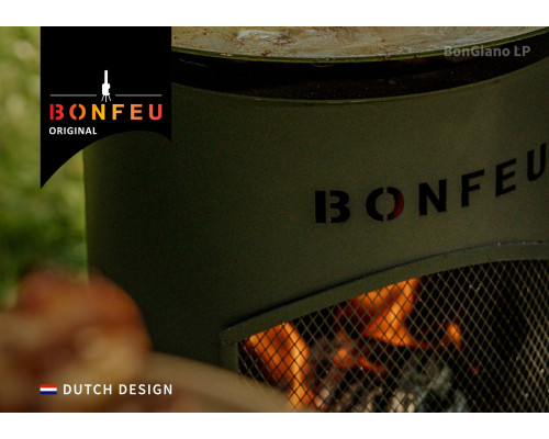 Гриль-камін садовий BONFEU BONGIANO LP, кортенова сталь