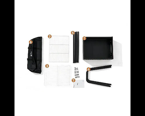 Гриль портативний Mobi Garden NX23688001 S, чорний