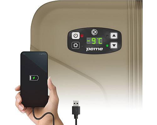 Дорожній холодильник Peme Essential 32, 26 л темно-коричневий