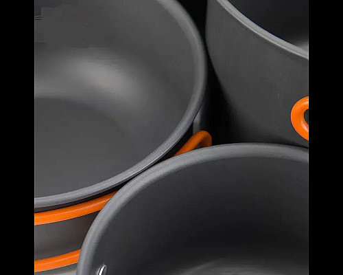 Набір посуду Naturehike NH15T401-G, сірий
