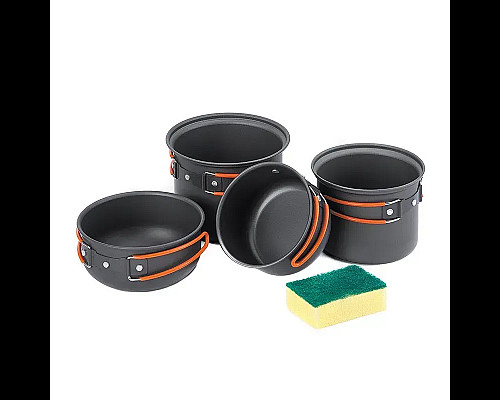 Набір посуду Naturehike NH15T401-G, сірий