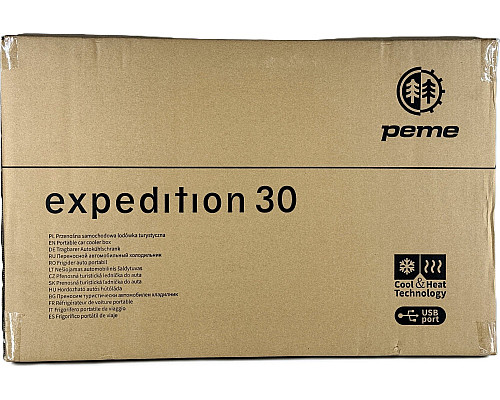 Дорожній холодильник Peme Expedition 30, 27 л чорний