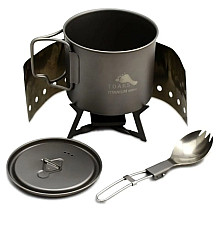 Набір для приготування їжі Toaks Ultralight Titanium Cook System 
