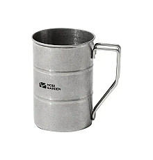 Чашка Mobi Garden Barrel Mug NX21666063 350 мл, срібляста