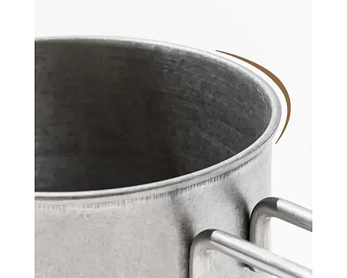 Чашка Mobi Garden Barrel Mug NX21666063 350 мл, срібляста