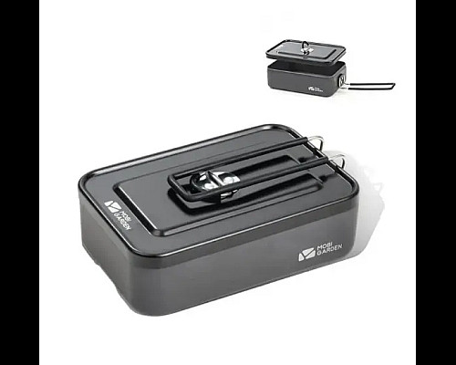 Ланч-бокс  Mobi Garden JB Alu NX21666045 0,9 л, сірий