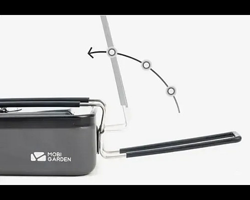 Ланч-бокс  Mobi Garden JB Alu NX21666045 0,9 л, сірий
