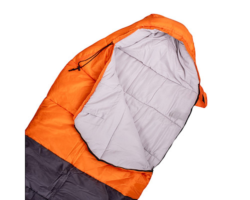 Спальний мішок inSPORTline Tiamos Mummy-Shaped 220 x 80 x 55 см, оранжево-синій