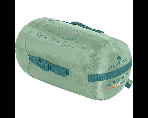 Спальний мішок Ferrino Lightec 550 215 x 80 х 50 см, зелений