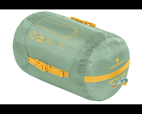 Спальний мішок Ferrino Lightec SM 1100 Lady 200 x 75 x 50 см, зелений