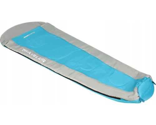 СПАЛЬНИЙ МІШОК  TRAVELER 210X80/50CM BLUE GREY ENERO CAMP