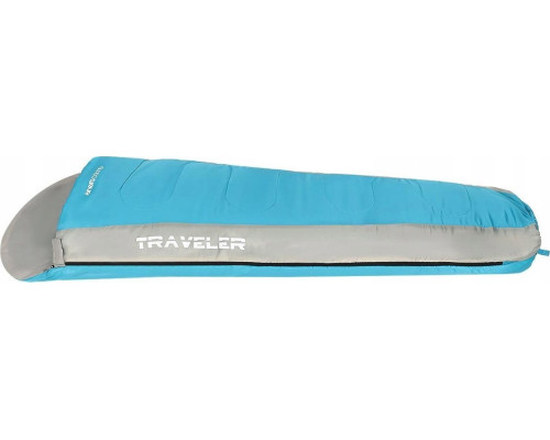 СПАЛЬНИЙ МІШОК  TRAVELER 210X80/50CM BLUE GREY ENERO CAMP