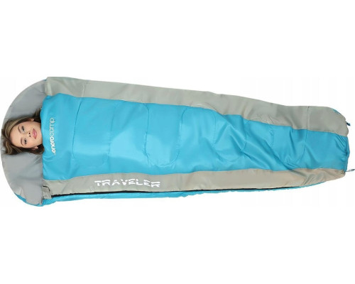 СПАЛЬНИЙ МІШОК  TRAVELER 210X80/50CM BLUE GREY ENERO CAMP