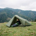 Спальний мішок NILS CAMP NC1705 ULTRA LIGHT 215 х 75 см, чорно-зелений
