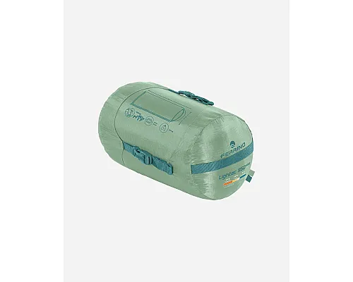 Спальний мішок Ferrino Lightec SSQ 950, 215 x 75 см, зелений