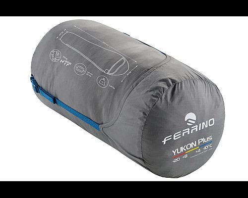 Спальний мішок Ferrino Yukon Plus 220 x 80 х 50 см, синій