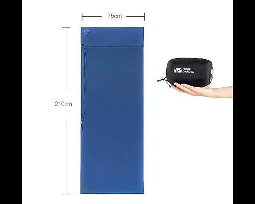 Вкладиш для спального мішка Mobi Garden YY Envelope NX20562030, оранжевий