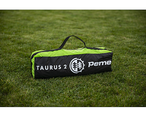 Намет туристичний Peme Taurus 2 чорно-зелений