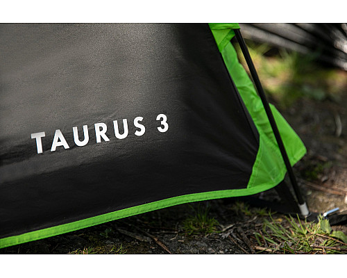 Намет туристичний Peme Taurus 3 чорно-зелений Намет туристичний Peme Taurus 3 чорно-зелений