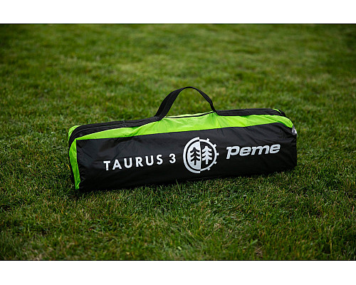 Намет туристичний Peme Taurus 3 чорно-зелений Намет туристичний Peme Taurus 3 чорно-зелений