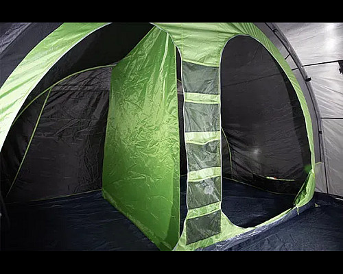 Намет пʼятимісний High Peak Torri 5.0, 455 х 320 х 190 см, сіро-зелений