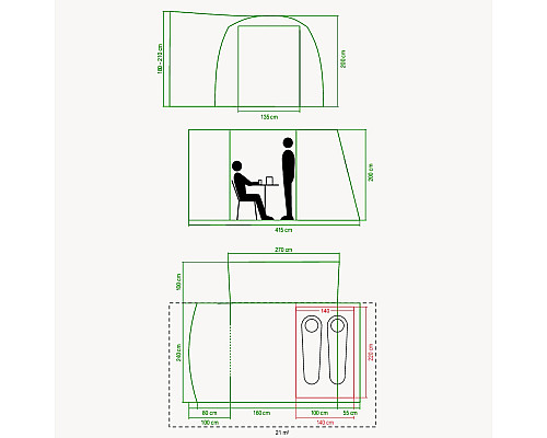 Кемпінговий намет Coleman Journey Master Pro XL