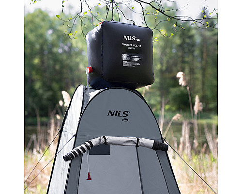 Намет санітарний NILS CAMP NC1706, 120 х 120 х 190 см, сірий