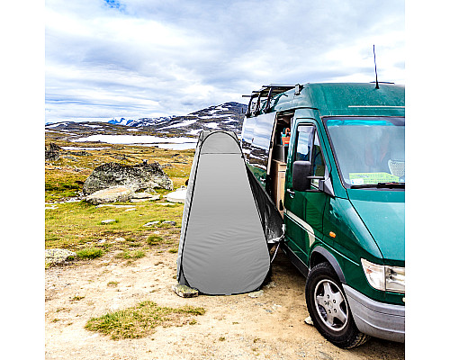 Намет санітарний NILS CAMP NC1706, 120 х 120 х 190 см, сірий