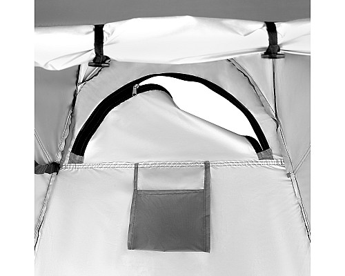 Намет санітарний NILS CAMP NC1706, 120 х 120 х 190 см, сірий