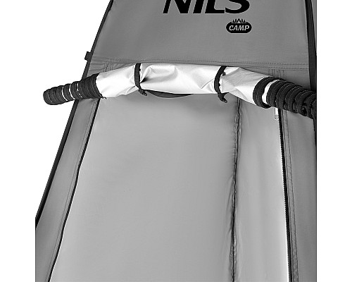 Намет санітарний NILS CAMP NC1706, 120 х 120 х 190 см, сірий