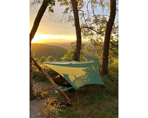 Тент Amazonas Traveller Tarp, 340 х 168 см - темно-зелений
