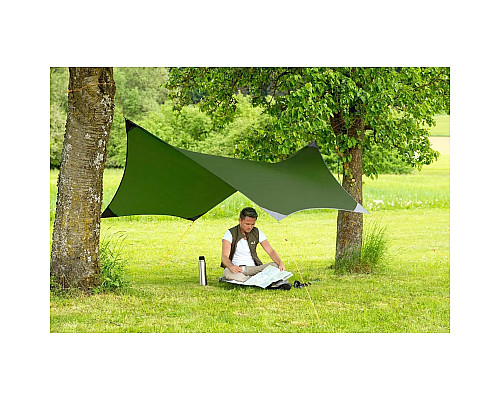 Тент Amazonas Traveller Tarp, 340 х 168 см - темно-зелений