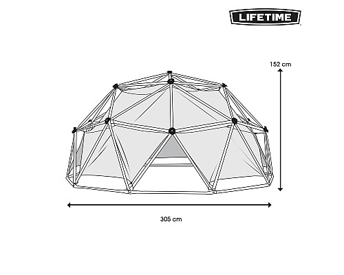 Геокупол з наметом LIFETIME 90612