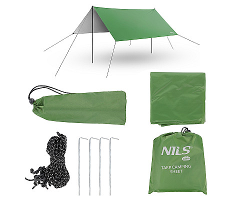 Тент для кемпінгу NILS CAMP NC17107 300 х 300 см, зелений