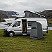 Намет санітарний NILS CAMP NC3025 XL, 120 х 120 х 210 см, сірий