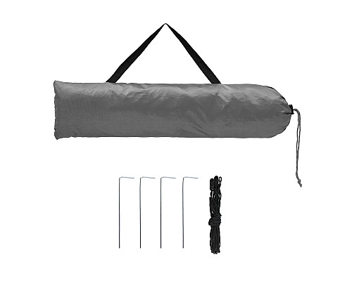 Намет санітарний NILS CAMP NC3025 XL, 120 х 120 х 210 см, сірий