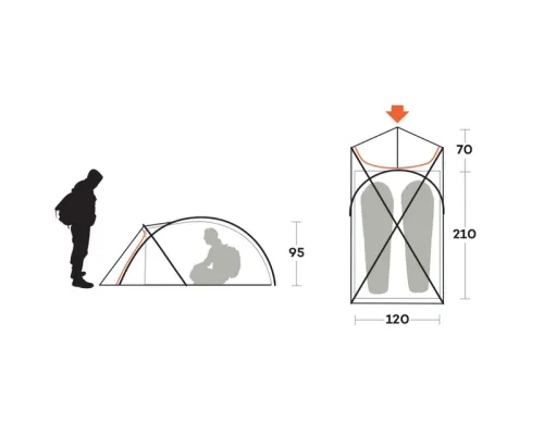Експедиційний двомісний намет FERRINO Namika 2