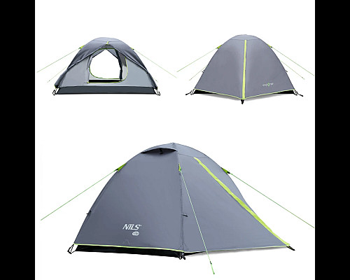 Намет кемпінговий NILS CAMP EXPLORER NC6004 сірий