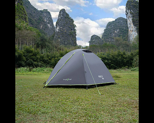 Намет кемпінговий NILS CAMP EXPLORER NC6004 сірий