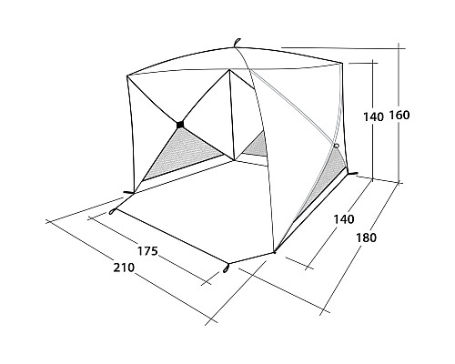 Намет пляжний Outwell Beach Shelter Compton Blue (111230)