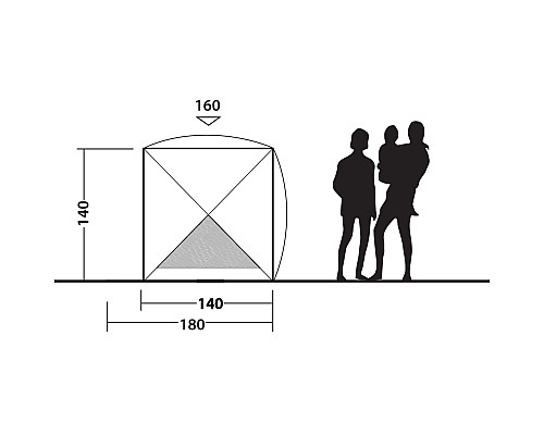 Намет пляжний Outwell Beach Shelter Compton Blue (111230)