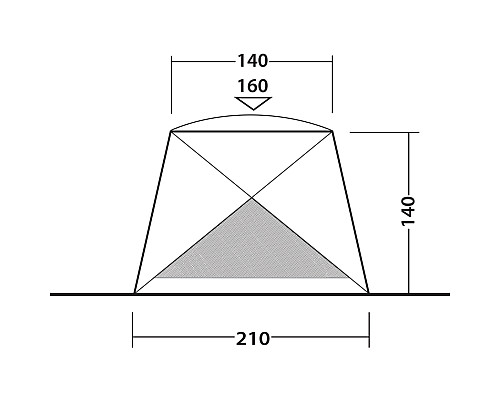 Намет пляжний Outwell Beach Shelter Compton Blue (111230)