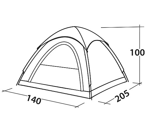 Намет двомісний Easy Camp Comet 200 Rustic Green (120404)