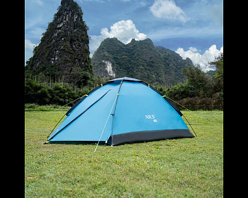 Намет кемпінговий NILS CAMP NIGHTFALL NC6033 блакитний