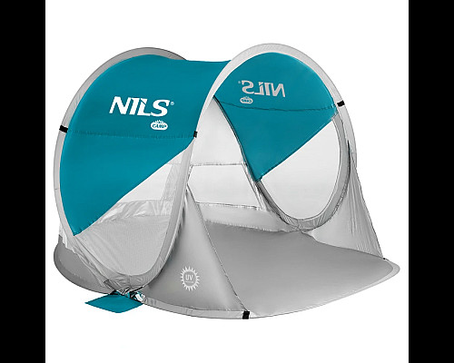 Намет пляжний NILS CAMP NC3142, бірюзово-сірий