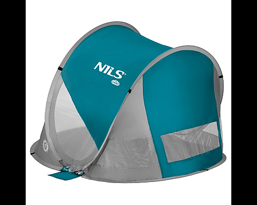 Намет пляжний NILS CAMP NC3142, бірюзово-сірий